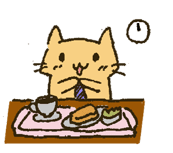 Working Cat "KOMENEKO" sticker #2160267