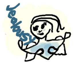 Rich feelings -you are Angel of emotions sticker #2160301