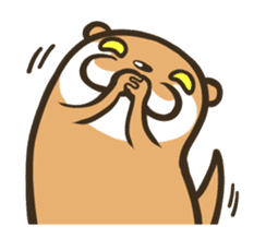 Kotsumetti of Small-clawed otter 03 sticker #2160632