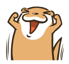 Kotsumetti of Small-clawed otter 03 sticker #2160633