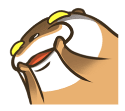 Kotsumetti of Small-clawed otter 03 sticker #2160642