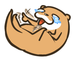 Kotsumetti of Small-clawed otter 03 sticker #2160643