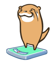 Kotsumetti of Small-clawed otter 03 sticker #2160644