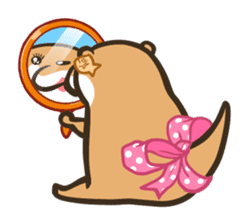 Kotsumetti of Small-clawed otter 03 sticker #2160645
