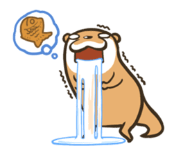 Kotsumetti of Small-clawed otter 03 sticker #2160649
