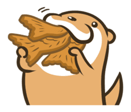 Kotsumetti of Small-clawed otter 03 sticker #2160651