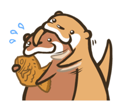 Kotsumetti of Small-clawed otter 03 sticker #2160652