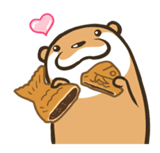 Kotsumetti of Small-clawed otter 03 sticker #2160655