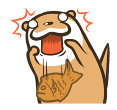 Kotsumetti of Small-clawed otter 03 sticker #2160657