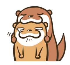Kotsumetti of Small-clawed otter 03 sticker #2160658