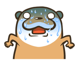 Kotsumetti of Small-clawed otter 03 sticker #2160669