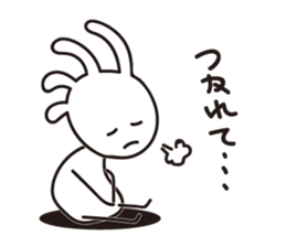 White Kokopelli sticker #2160717