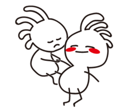 White Kokopelli sticker #2160724