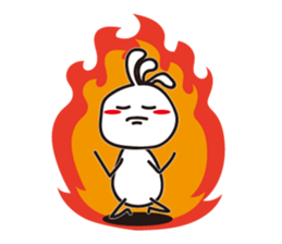 White Kokopelli sticker #2160725