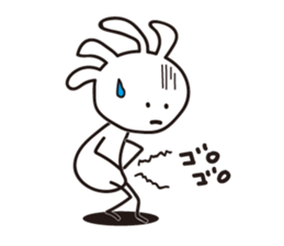 White Kokopelli sticker #2160730