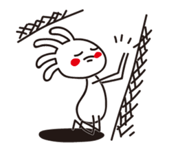 White Kokopelli sticker #2160734