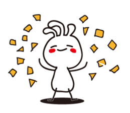 White Kokopelli sticker #2160737