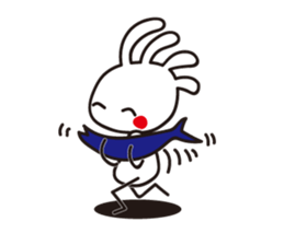 White Kokopelli sticker #2160738