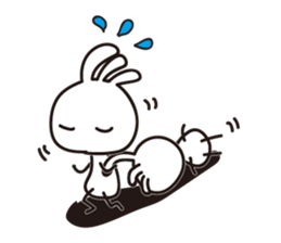 White Kokopelli sticker #2160746