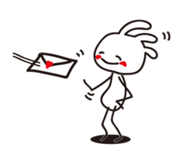 White Kokopelli sticker #2160750