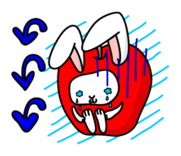 Strawberry Dog & Apple Rabbit sticker #2161567