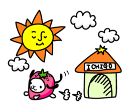 Strawberry Dog & Apple Rabbit sticker #2161584