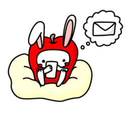 Strawberry Dog & Apple Rabbit sticker #2161586