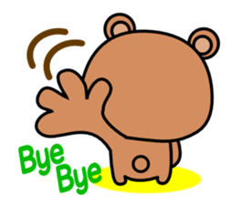 Cheeky bear's eye from above sticker #2161831