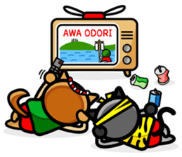 I LOVE AWA ODORI sticker #2161926