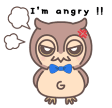 Happiness owl sticker #2161957
