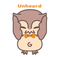 Happiness owl sticker #2161973