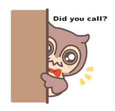 Happiness owl sticker #2161976