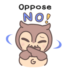 Happiness owl sticker #2161981