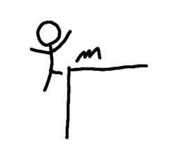 The stickman's life sticker #2162267