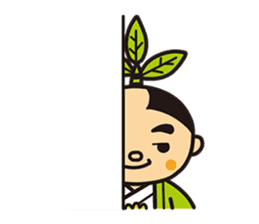 Otyamurai,mascot for Minamikyusyu city. sticker #2162666