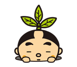 Otyamurai,mascot for Minamikyusyu city. sticker #2162667