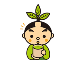 Otyamurai,mascot for Minamikyusyu city. sticker #2162671