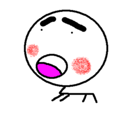 Hide of the eyebrows sticker #2162993