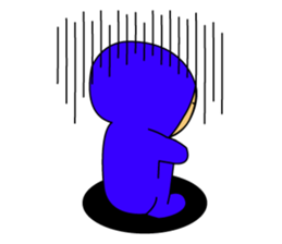 The Blue Man sticker #2163673