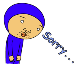 The Blue Man sticker #2163674