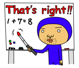 The Blue Man sticker #2163675