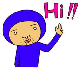 The Blue Man sticker #2163677