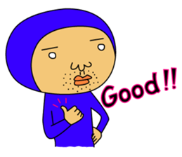 The Blue Man sticker #2163678