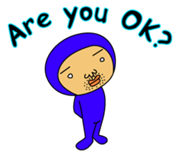 The Blue Man sticker #2163680