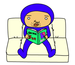 The Blue Man sticker #2163685