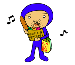 The Blue Man sticker #2163686