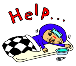 The Blue Man sticker #2163687