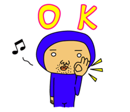 The Blue Man sticker #2163689