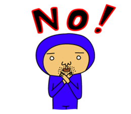 The Blue Man sticker #2163690