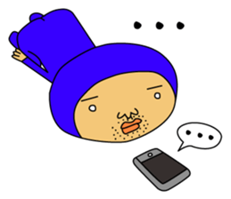 The Blue Man sticker #2163696